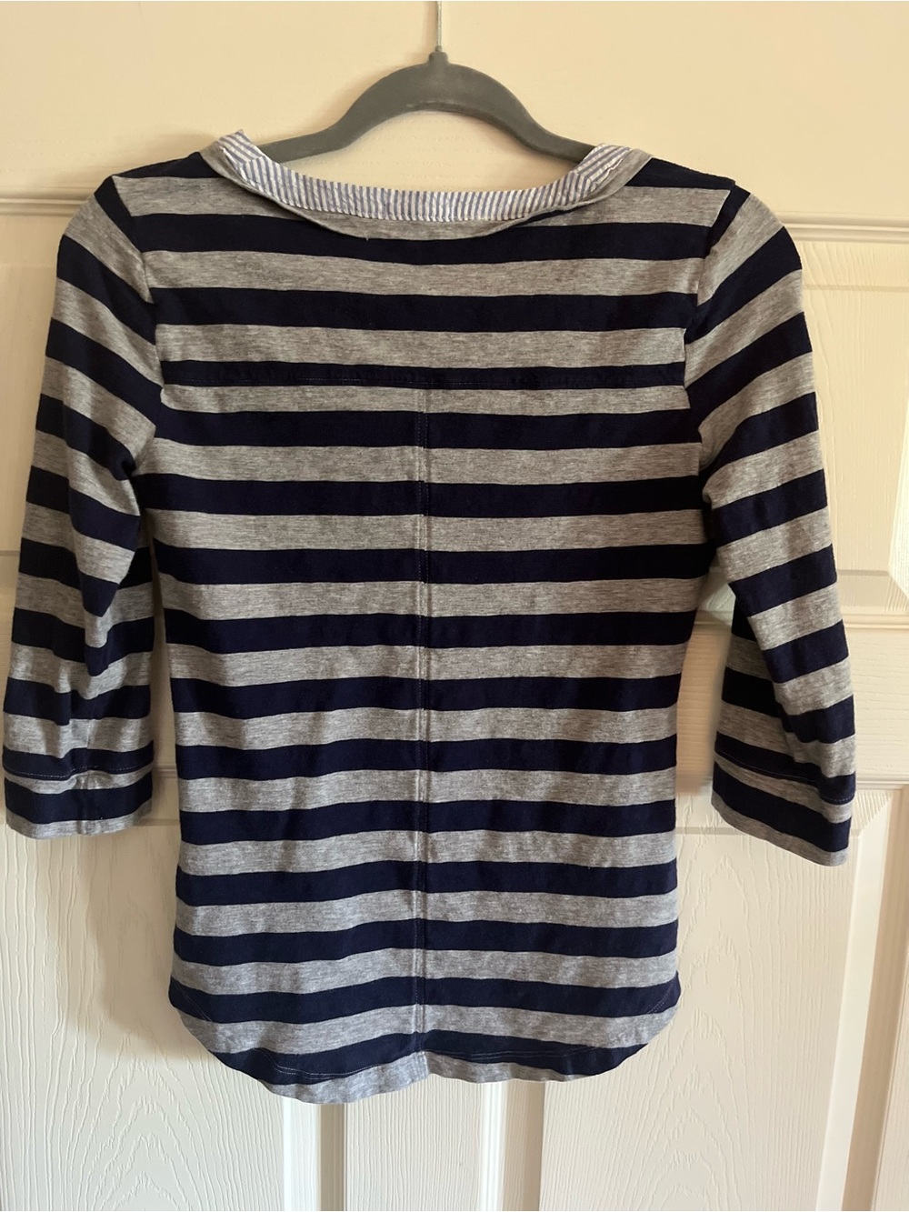 Anthropologie Button Striped Henley T-Shirt XSmall - Picture 3 of 3